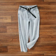 聚划算百亿补贴：JEANSWEST 真维斯 288TB504 女士薄款九分牛仔裤