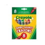Crayola 绘儿乐 81-1345 三角特大蜡笔 8色