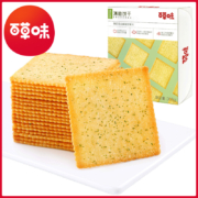 聚划算百亿补贴：百草味 薄脆饼干  海苔味 308gx3袋