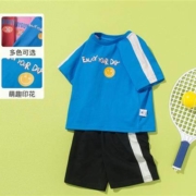 迷你巴拉巴拉 ZA0D19221301980111 男童学院风夏季运动套装  90-140CM