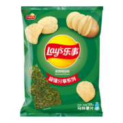 乐事 薯片 休闲零食 岩烧海苔味 135克 *6件