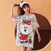 FENTENG 芬腾 x 布朗熊联名 I98221520 短袖家居服短裙