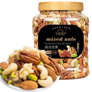 科学营养配比！新边界 高端原味混合坚果罐装 400g