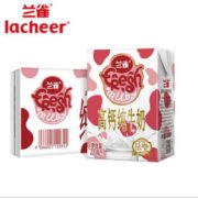 PLUS会员！Laciate 兰雀 唯鲜全脂纯牛奶 200ml*24盒
