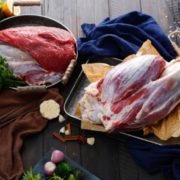 顺丰冷链！ 鸿安 原切牛后腿肉 4斤