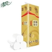 Breeze 清风 金装无芯卷纸 4层*134g*12卷* 2件+抽纸110抽*30包 *2件
