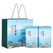 青岛崂山 21新茶 一级云雾绿茶 125g*2罐 豆香浓郁