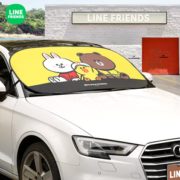 28日0点、LINE FRIENDS正版授权！ twocities 汽车防晒隔热遮阳挡 11元包邮（需用券）