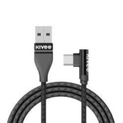 KIVEE 弯头充电数据线 弯头1米黑色