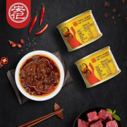 香辣入味！安记 辣酱牛肉酱 52g*8罐