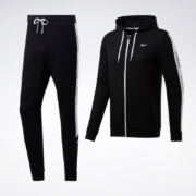 8日0点：Reebok锐步 运动健身TE Linear Logo FT TS FP8159 男子套装