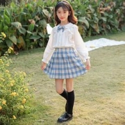 follow me 富罗迷 女童日系学院风套装