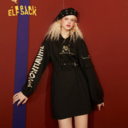 elf sack 妖精的口袋×大闹天宫 联名 1110_AL0004 女士 连帽卫衣 连衣裙