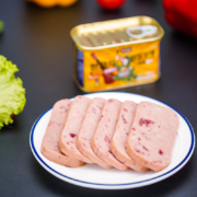 国内罐头十强，大瘦肉粒：200gx3罐 林家铺子 午餐肉罐头