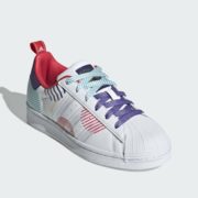 Adidas Originals三叶草Superstar大童款贝壳头板鞋