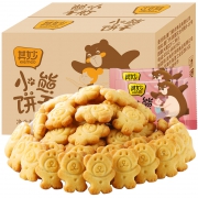 其妙 小熊饼干 整箱 400g
