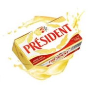 限地区、PLUS会员： President 总统 动物淡味黄油块 200g*4件+赠2件