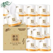 PLUS会员！ Breeze 清风 原木纯品系列 有芯卷纸 3层*270段*27卷