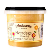 丹麦进口 jakobsens 纯天然结晶百花蜂蜜 425g 波美度≥43