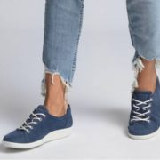 35码！ECCO 爱步 Soft 2.0 柔酷2号 女士真皮系带板鞋  含税到手￥397.6