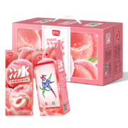 聚划算百亿补贴：盼盼饮料 水蜜桃果汁味 250ml*24盒
