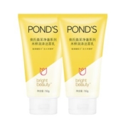 旁氏 PONDS 亮采净白系列 米粹润白洁面乳 150g*2支