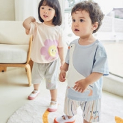 博睿恩 婴幼儿全棉短袖套装
