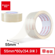 Comix 齐心 JT5506 高透明胶带 55mm*60y(54.9米）单卷装