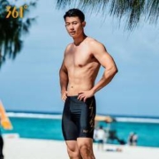361°  SLY194085 男士专业速干泳裤