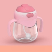 AUBY 澳贝 儿童吸管杯 300ml