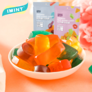 imint 橡皮糖 果汁软糖 水果味QQ糖果68g*5
