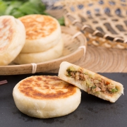 临期品： 大娘水饺 早餐肉馅饼 8枚 672g/包
