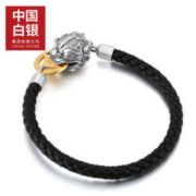 中国白银 吸财貔貅纯银手链男 300737181663