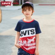 2021年夏季新款！Levi's 李维斯 男女童LOGO休闲时尚短袖T恤