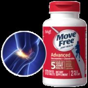 美国产 维骨力MoveFree 红盒软骨素 170粒 关节疼首选