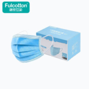 FulCotton 棉柔世家 一次性防护口罩 50片装*2件