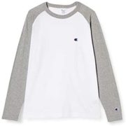日版 Champion 冠军牌 C3-P402 男士纯棉长袖T恤  到手￥115.65