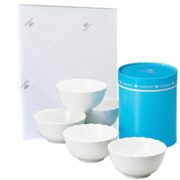 Narumi 鸣海 Silky White系列 11cm骨瓷碗5只礼盒装 含税到手￥197.24