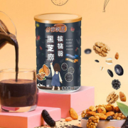 谷物粮园！黑芝麻糊核桃粉600g*2罐