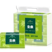 吸水性好！GOLD FISH 金鱼 抽纸 3层*400抽*6包
