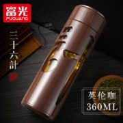 PLUS会员！ 富光 36计系列耐热防烫玻璃茶杯