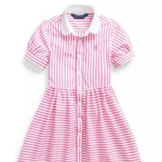 国内1190元！Polo Ralph Lauren 拉夫劳伦 女童条纹衬衫裙