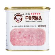 限地区！小猪呵呵 原味午餐肉 340g +凑单品