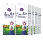 澳洲原装进口 Nepean River Dairy 尼平河 全脂高钙牛奶 1L*12盒