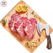 澳洲进口 小牛凯西 原肉整切牛排套餐 100g*10片