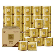 清风 原木纯品金装系列 有芯卷纸 4层200gx27卷x3件