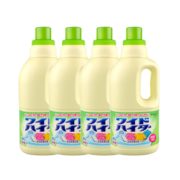 预售！ Kao 花王 衣物护理液 1000ml*4瓶 64元（需12元定金，18日付全款）