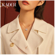 KADER 卡蒂罗 XL1195 牛来运转纯银项链女