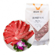 会员！首食惠 澳洲S级原切上脑肥牛片 500g/袋