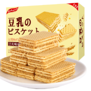 不多言 日本进口豆乳威化饼干 48枚